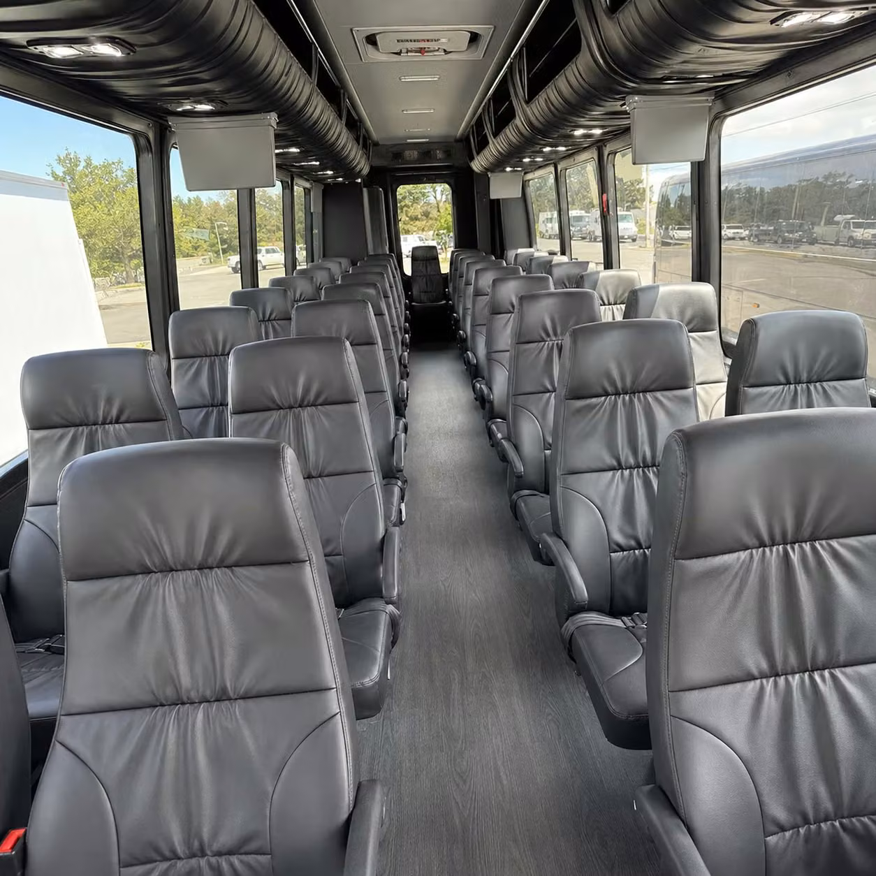 25 passenger minibus inside