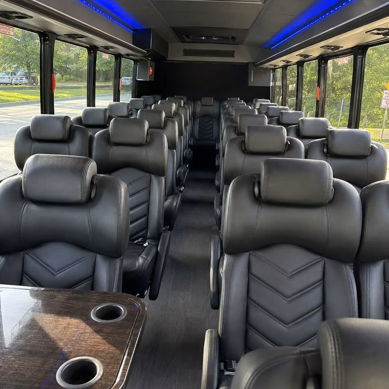 30 passenger minibus interior