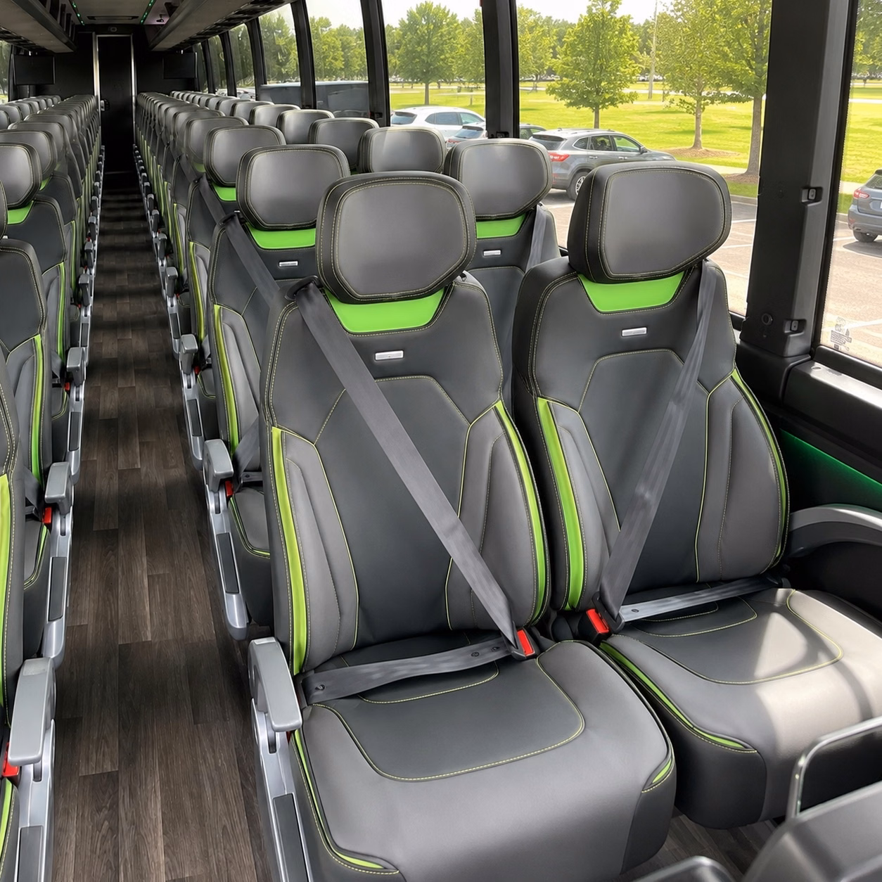 charter bus shuttles for fayetteville city county government agencies