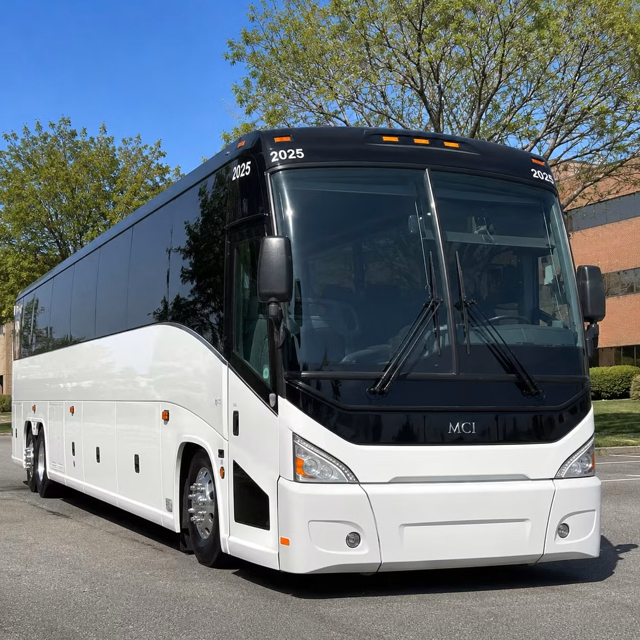 corporate shuttle bus service for fayetteville employee commutes and daily shuttles
