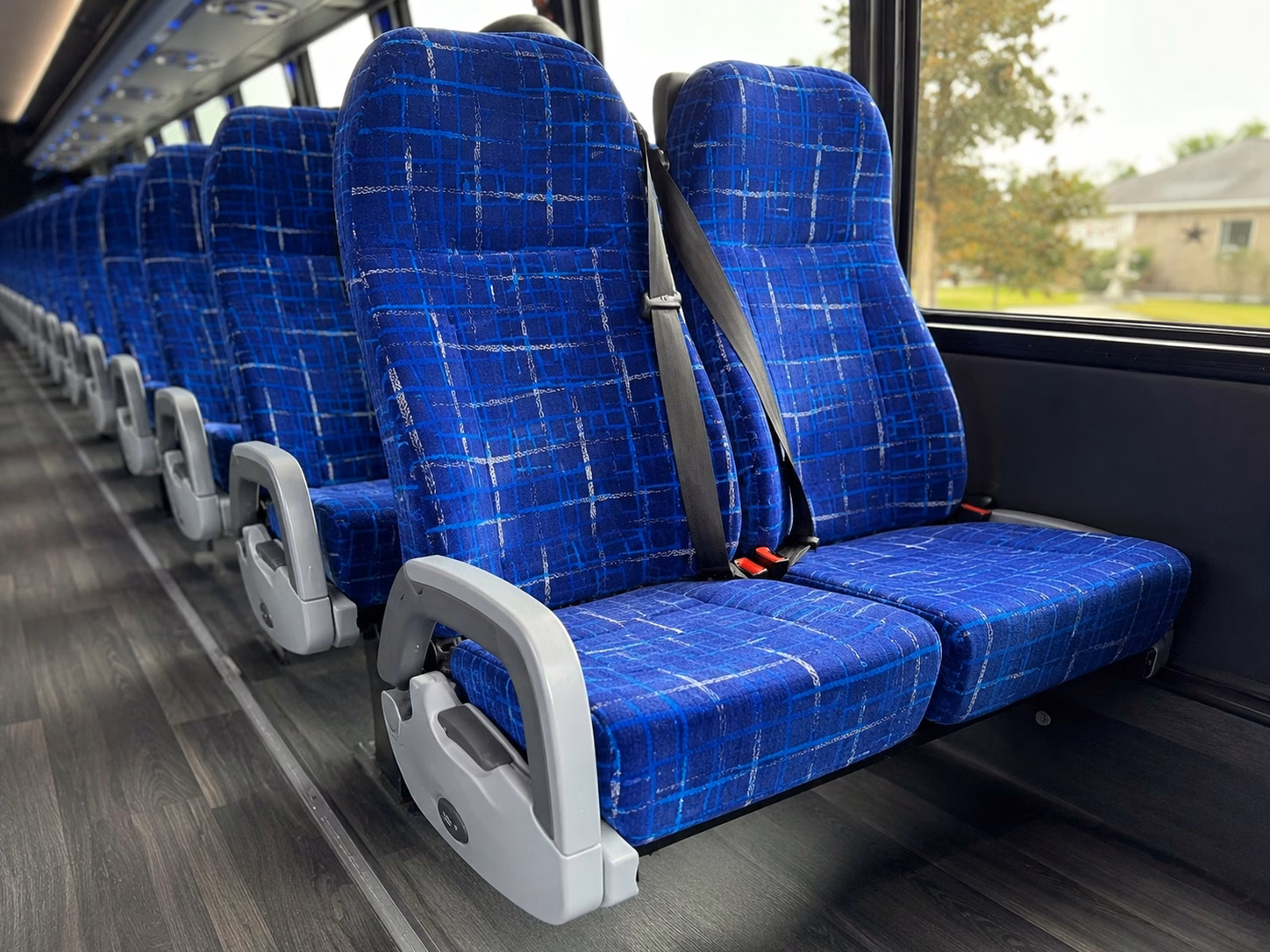 fayetteville charter bus rental inside