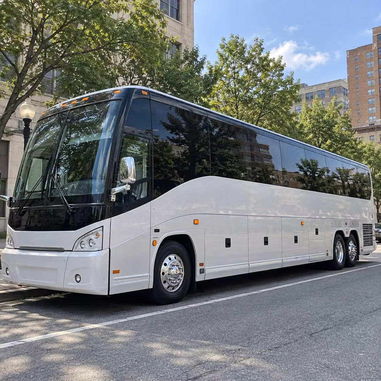 how trip distance and duration affect charter bus rates in fayetteville