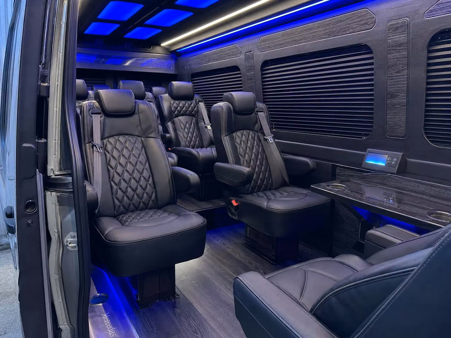 sprinter van transportation for groups and events across fayetteville
