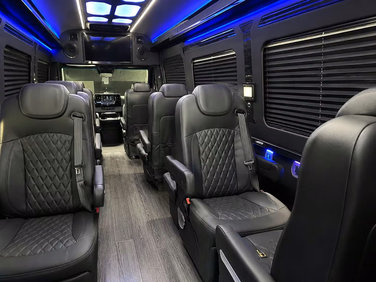 sprinter van with driver interior